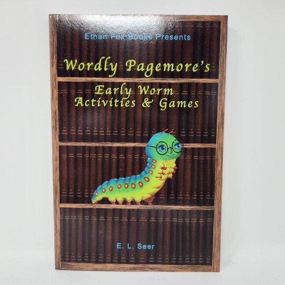 Wordly Pagemores Early Worm Activities & Games By E.L. Seer - Picture 1 of 8